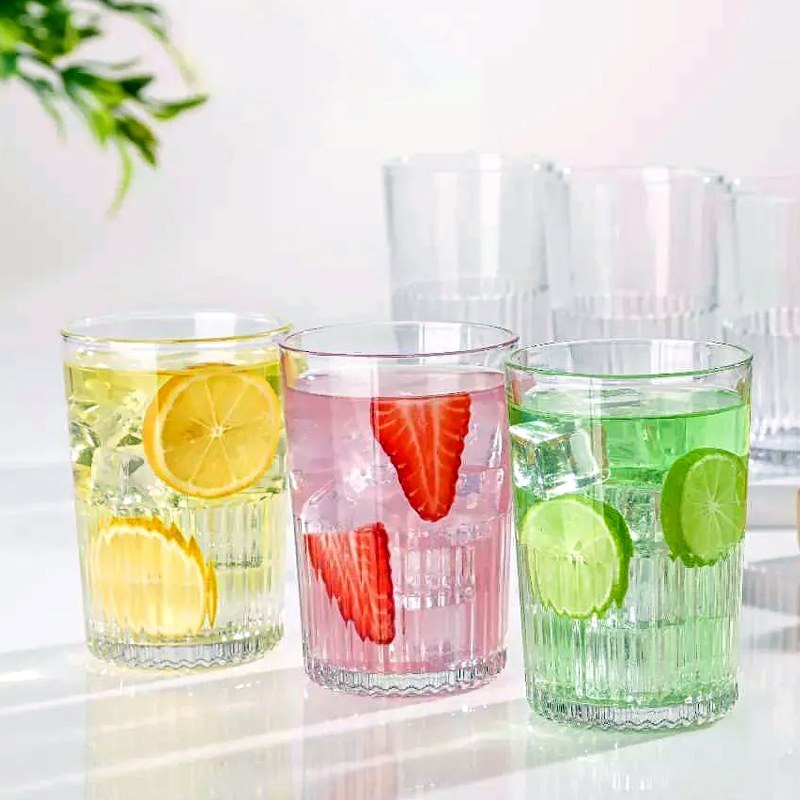 شیشه و بلور - لیوان شیشه اي شیاردار (3 عددی) لیمون cc350 لیوان شیشه اي شیاردار (3 عددی) لیمون cc350-2