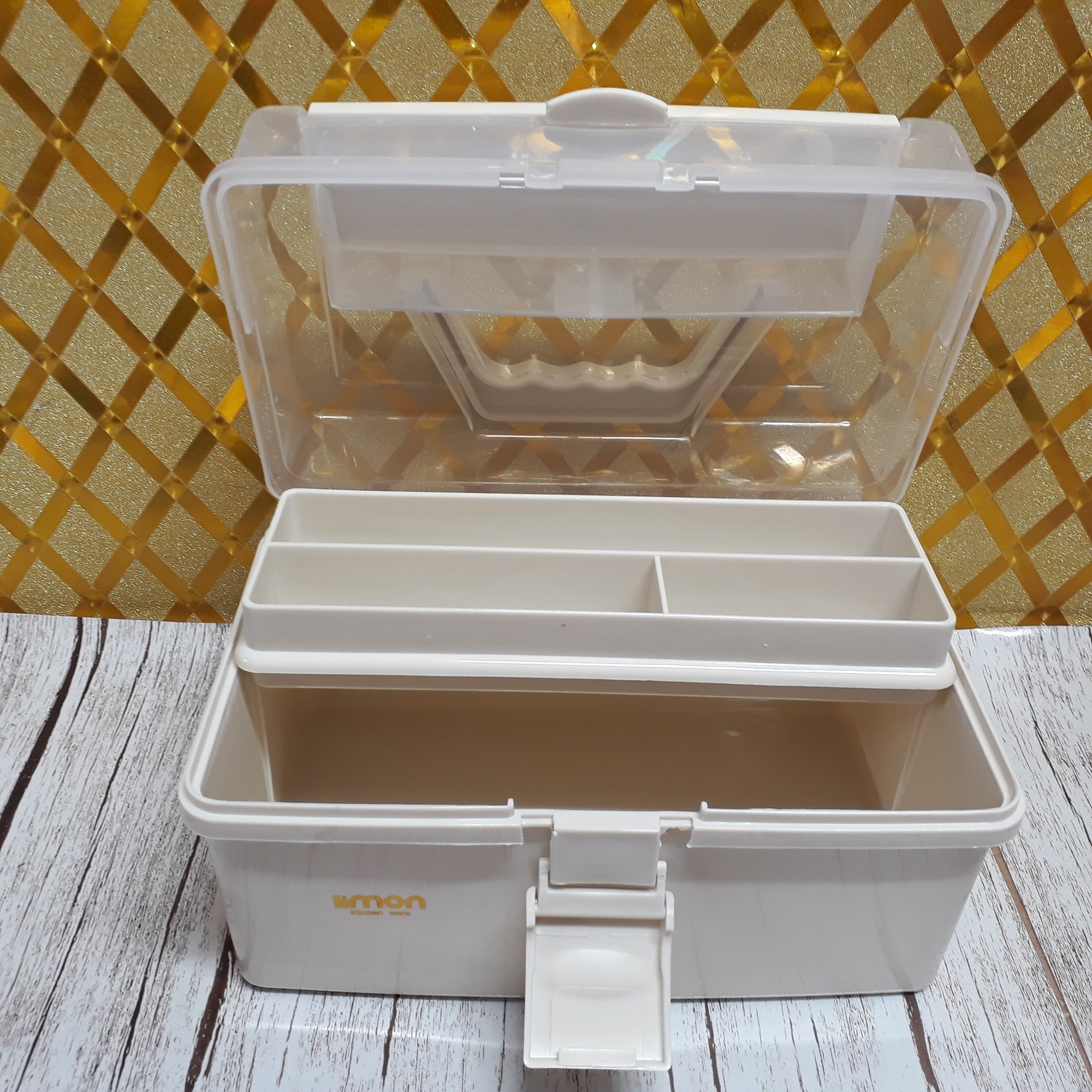 جعبه لوازم خیاطی ساده لیمون