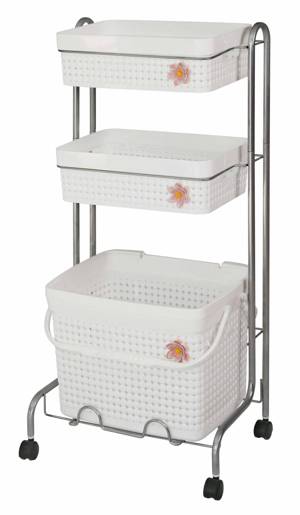 سبد 3 طبقه حمام هوم کت