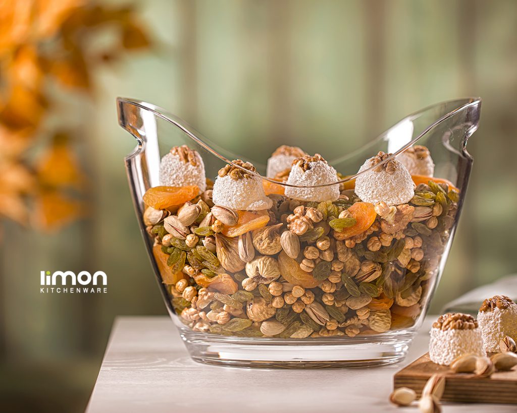 کاسه سرو اکرولیک لیمون